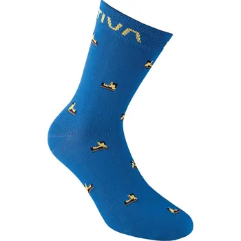 Pánské ponožky Ponožky LA SPORTIVA Outdoor Fun Socks, Electric Blue/Yellow - 41-43