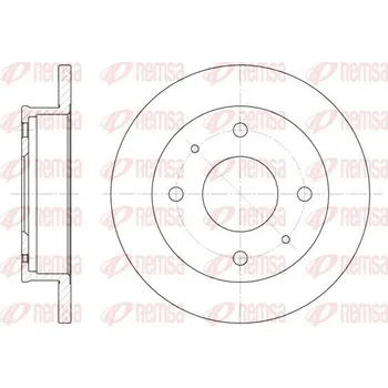 Brzdový kotouč Brzdový kotouč REMSA 6568.00