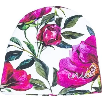 Kojenecká čepice ENIE BABY dětská čepice Flowers 12-16m