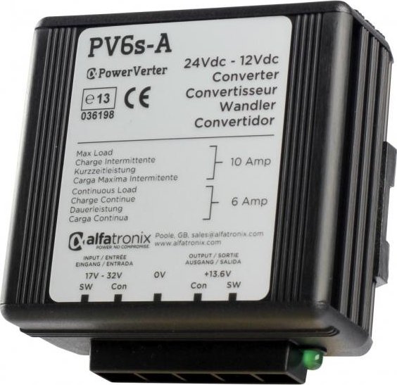 Měnič napětí Alfatronix PV6s-A DC 24/12V