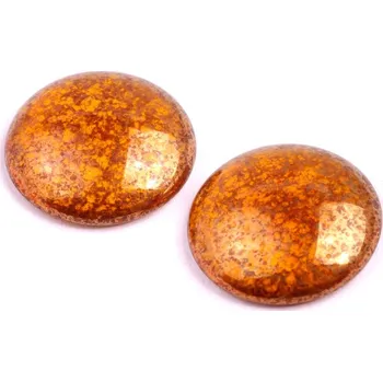 Korálek Skleněný kabošon č.1219 - 25 mm