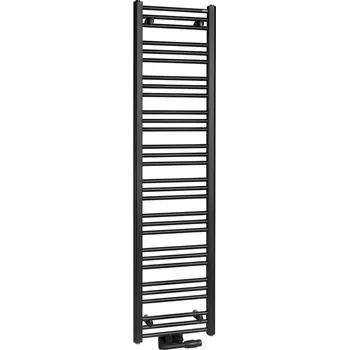 Radiátor Bruckner ALBRECHT otopné těleso 400x1570 mm, středové připojení, černá mat