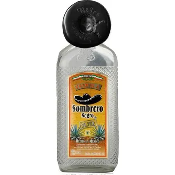 Tequila Sombrero Negro Silver Tequila 38 % 1 l