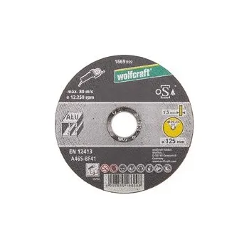 Řezný kotouč WOLFCRAFT - Kotouč řezací na hliník 125mm WOLFCRAFT 1669999