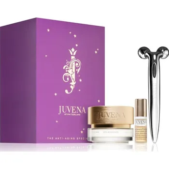 Kosmetická sada Juvena Skin Rejuvenate Set - Denní krém pro normální a suchou pleť 50 ml + sérum 5 ml + masážní roller Dárková sada