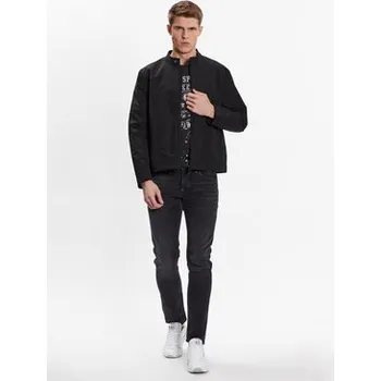 Pánský bomber Brave Soul Bunda bomber MJK-LOWTHER Černá Regular Fit S