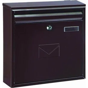 Železářství MP-KOVÁNÍ Poštovní schránka zinkovaná hnědá plech nástěnná 32x36x8cm