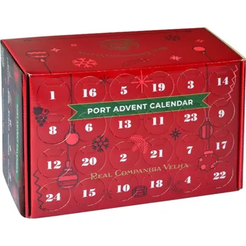 Fortifikované víno Real Companhia Velha portské adventní kalendář 24x 0,05 l