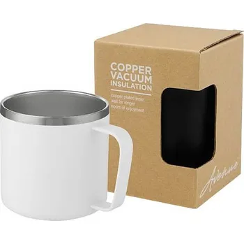 Termohrnek Měděný hrnek s vakuovou izolací o objemu 350 ml Nordre, bílá
