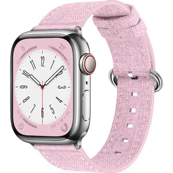 Řemínek na hodinky BSTRAP | BStrap Denim reminek na Apple Watch 38/40/41mm, pink (SAP015C07)