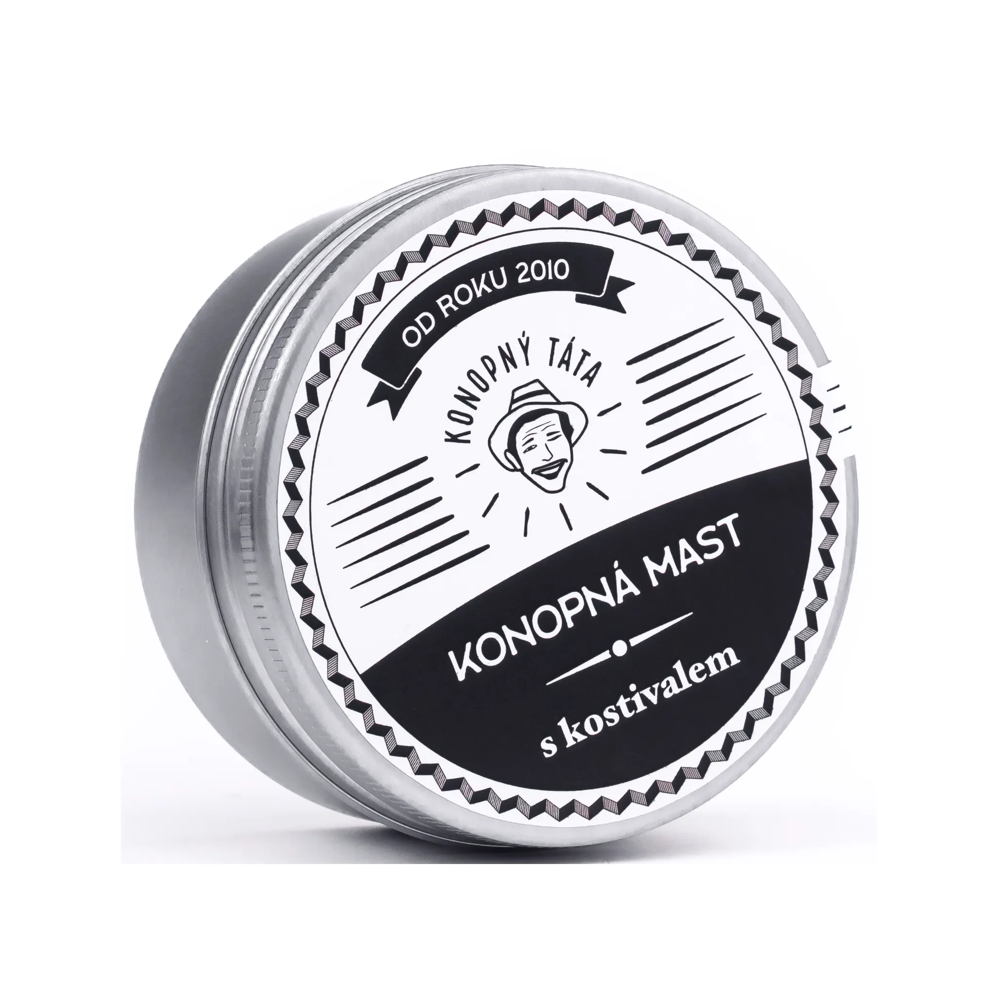 Fotografie 2 - Masážní přípravek Konopný táta Konopná mast s kostivalem 15 ml