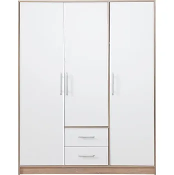 Šatní skříň SMART sb | šatní skříň SR2 | 150 cm | sonoma/bílá