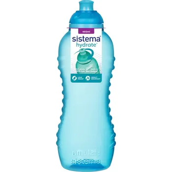 Láhev Sistema Dětská láhev na pití Squezze 0,46l Barva: modrá