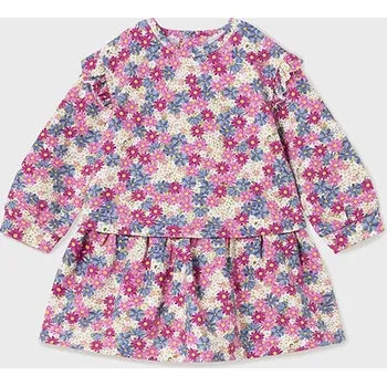 Kojenecké šaty Mayoral Šaty s potiskem 2994 květy Rozměr: 12 měsíců, 80 cm