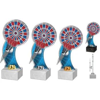 Poháry Bauer Akrylátová trofej ACTD009M2 | Šipky