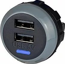 Dvojitá USB zásuvka do auta a autobusu Alfatronix