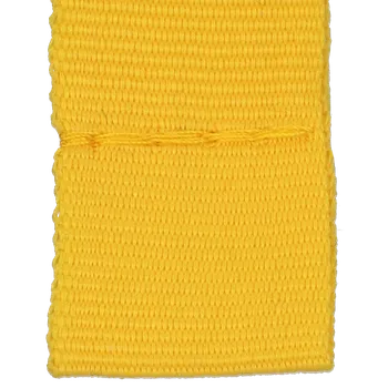 Stuha Barevná stuha bez karabinky 20 mm | Žlutá