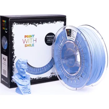 Filament Print with smile PLA - pastel blue, 1,75 mm, 1 kg