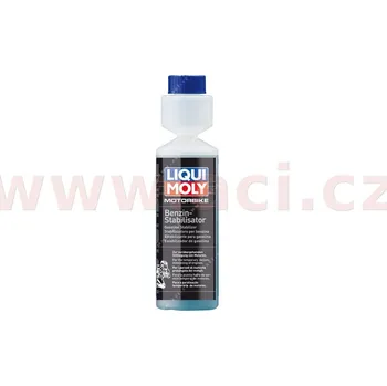 aditivum LIQUI MOLY Motorbike Benzin Stabilisator, stabilizátor benzínu pro posezónní odstávku Motorbike 250 ml