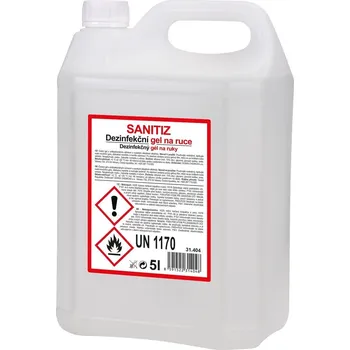 Dezinfekce Čistící gel lihový 5l s intenzivním účinkem / dezinfekce na ruce - hustá konzistence