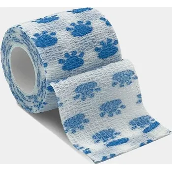 Zdravotnický materiál Samolepící elastická páska pro sport a první pomoc | bandáž - kaštanové,10 cm x 4,8 m