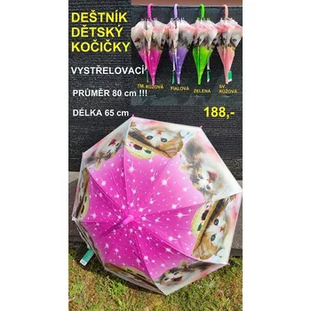Deštník DEŠTNÍK DĚTSKÝ - KOČIČKY