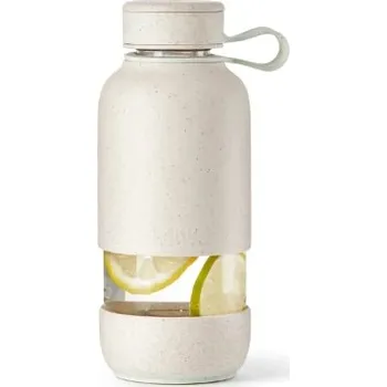 Láhev Láhev na vodu Bottle To Go Organic, 600 ml, krémová - Lékué