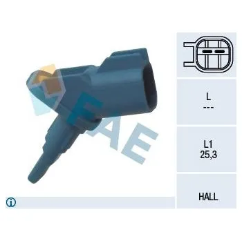 Přislušenství brzdového systému Snímač, počet otáček kol FAE 78011