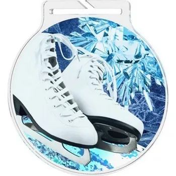 Poháry Bauer Akrylátová medaile MDA60M34 | Krasobruslení