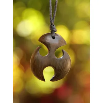 Náhrdelník Dřevěný náhrdelník "Viking"