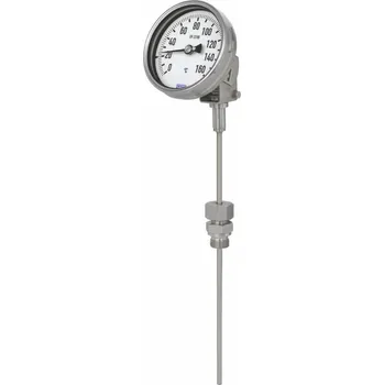 Kuchyňský teploměr WIKA - Ursula Wiegand Ges.m.b.H. teploměr S5550/4 0/250°C, l1=180x8mm, G1/2" posuvné šroubení, kalibrace A+N