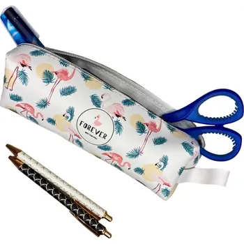 Penál Školní pouzdro FOREVER - plameňák