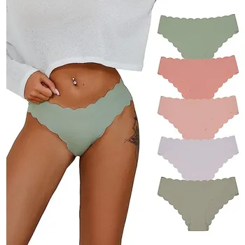 Kalhotky Bezešvé brazilky - 5ks XL