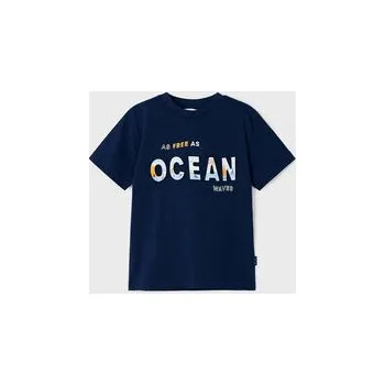 Oblečení a móda Mayoral T-Shirt 3019 Tmavomodrá 6Y