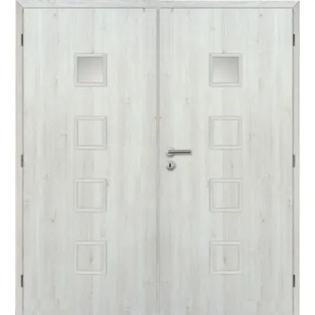 Interiérové dveře Dveře DOORNITE interiérové 125 cm QUADRA 1 dvoukřídlé laminované