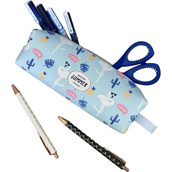 Penál Školní pouzdro PLAMĚŇÁCI - světle modrá