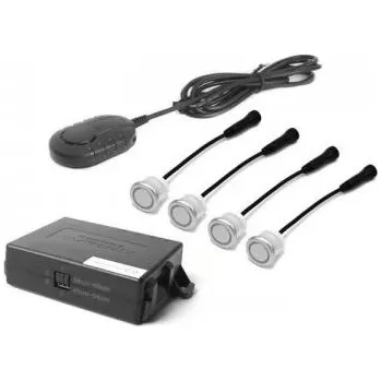 Parkovací asistent Parkovací senzory přední nebo zadní akustické 23mm, 12V-24V, STEELMATE PTS411EX SILVER, stříbrné