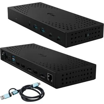 I-tec USB 3.0 / USB-C / Thunderbolt, 3x 4K Docking Station Gen 2 + Power Delivery 100W