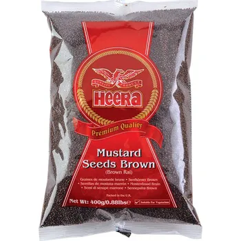 Koření Heera Hnědá Hořčičná Semínka 400g