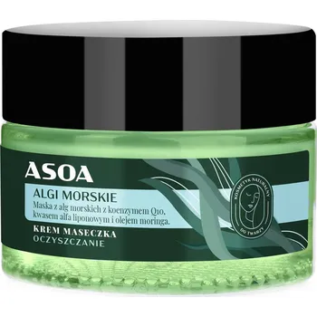 Pleťový krém Asoa hydratační pleťový krém-maska z mořských řas, 50 ml