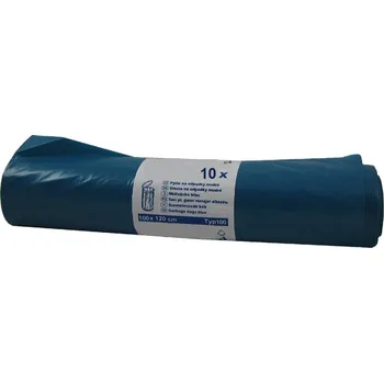 Pytle na odpadky Pytel na odpad typ 100 LDPE 100x120cm modrý 10ks