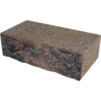 Zahradní obrubník DITON Tvárnice Muráno 14/25 základní kámen 440x250x140 mm cihlovo-černá