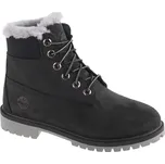 Černé chlapecké boty Timberland Premium 6 IN WP Shearling Boot Jr 0A41UX Velikost: 37