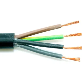 elektrický kabel Kabel H07RN-F 4G2,5 gumový, pryžový harmonizovaný černý 4x2,5