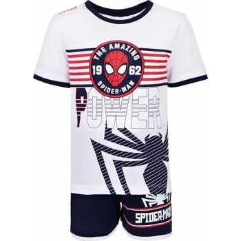 Chlapecké oblečení SETINO Dětské pyžamo Spiderman white Barva: Bílá, Velikost: 4-roky.(vel.98)