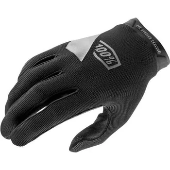 Cyklistické rukavice 100% Rukavice Ridecamp dlouhoprsté na horská kola černé - XL