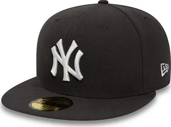 Kšiltovka kšiltovka NEW ERA 5950 MLB Basic NEYYAN Graphite/White velikost kšiltovek 7_3/8