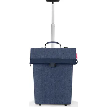 Nákupní taška Nákupní vozík na kolečkách Reisenthel Trolley M Herringbone dark blue
