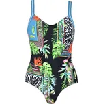 Dámské jednodílné plavky Naturana 73364 barevné Barva: barevné, Velikost: 85B