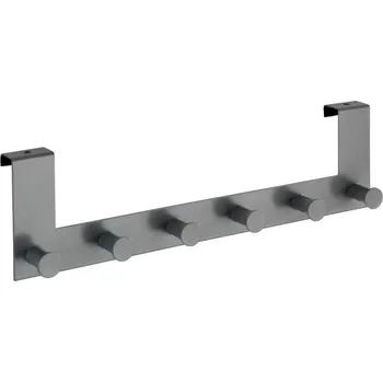 Wenko Celano kovový věšák na dveře 39 cm šedý